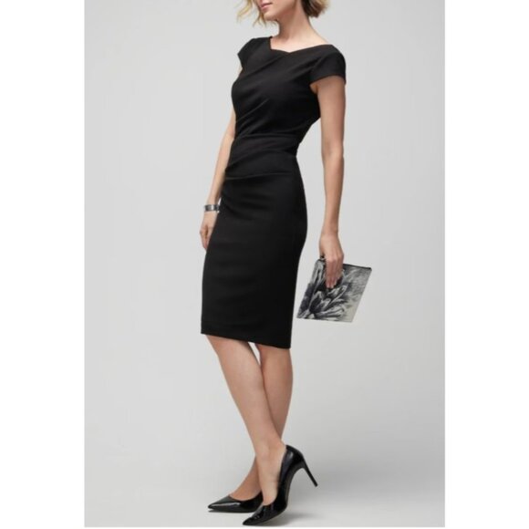 WHBM Dress 6 Light Mint Green Sheath Cap Sleeve Washable Career Church - Picture 6 of 12